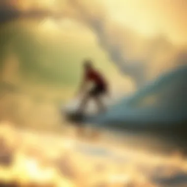 Eco-friendly surfboards highlighting sustainability