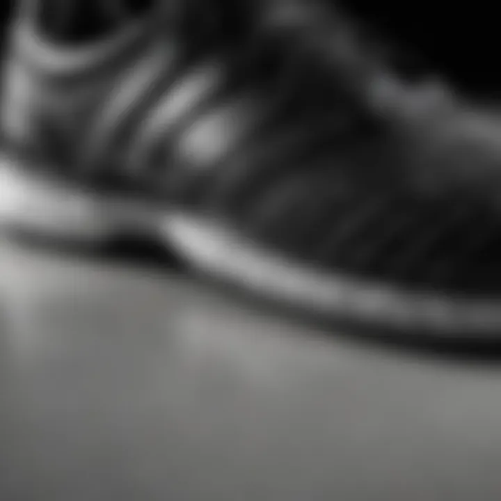 Close-up view of the innovative design features of Adidas Form Lows highlighting material quality.