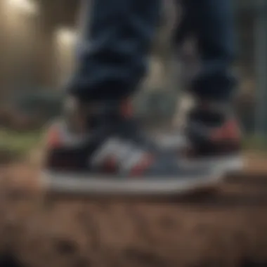 Cultural Impact within Extreme Sports Group of extreme sports enthusiasts wearing adidas Forum shoes, highlighting their cultural significance in the community.