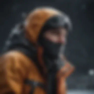 Close-up of Gore-Tex fabric showcasing waterproof technology