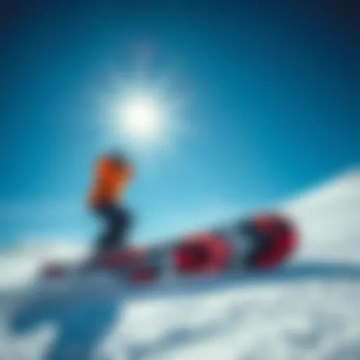 All-Mountain Snowboard Versatility Cutting-edge all-mountain snowboard showcasing versatility