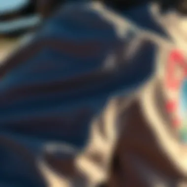 Close-up of fabric texture emphasizing durability and flexibility