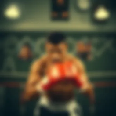 A historical collage showcasing Bronx boxing heritage