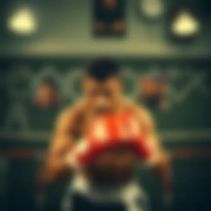A historical collage showcasing Bronx boxing heritage