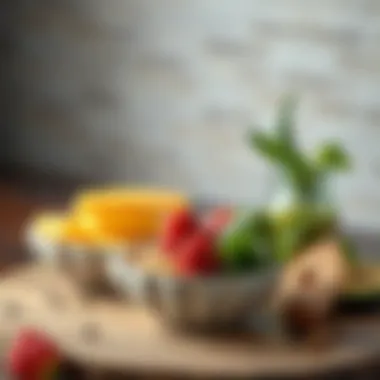 Healthy meal rich in nutrients for lung support