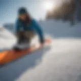 Burton snowboard showcasing advanced design and technology