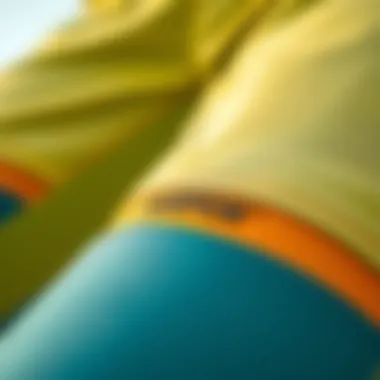 Close-up of innovative material used in Catch Surf pants