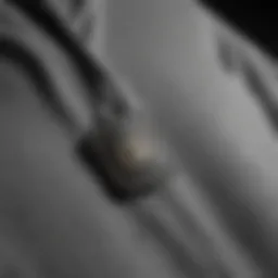 Detailed view of the fabric texture of the Champion Life Reverse Weave Exclusive Hoodie showcasing its durability.