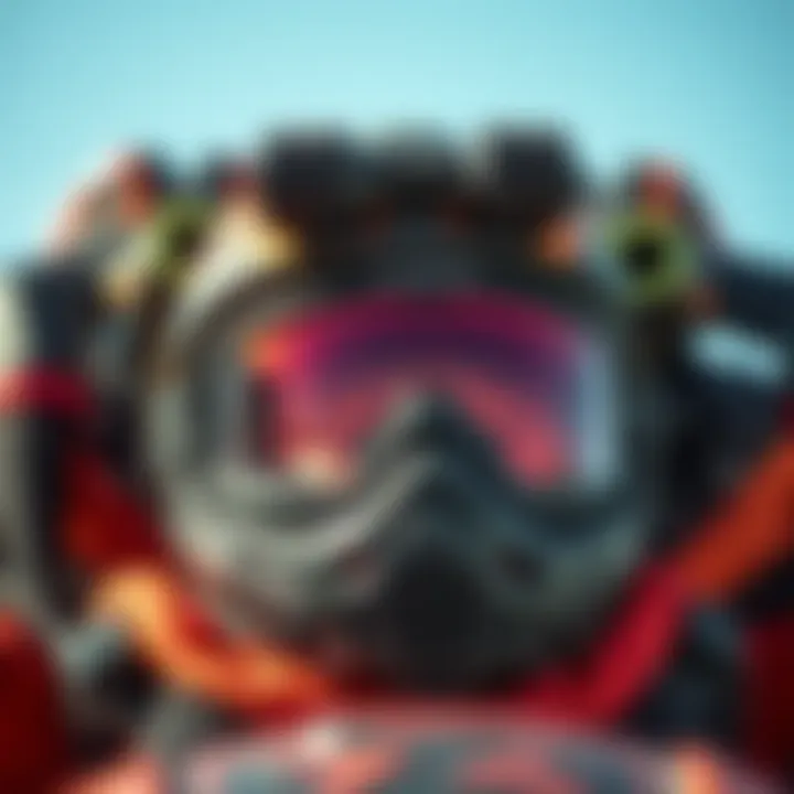 Essential Gear for Champion Pride Slides Close-up of specialized gear for pride sliding