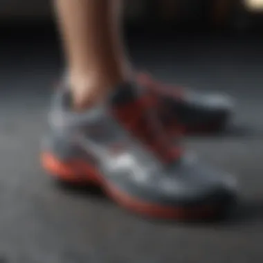 Anatomy of Performance Running Footwear A detailed diagram explaining the anatomy of performance running footwear