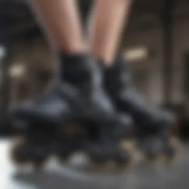 Understanding Roller Blade Size Variations Illustration of various roller blade sizes on a scale