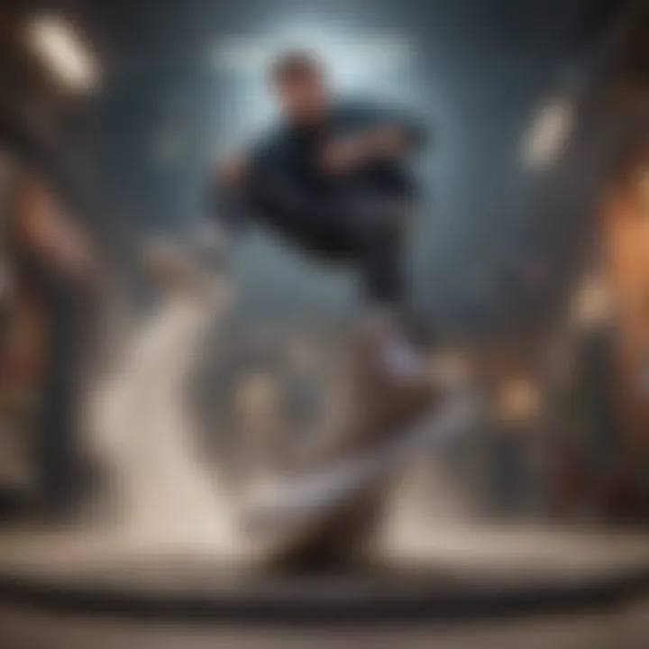 Athlete performing an extreme sports trick while wearing Chuck Taylor All Star Move Hi.