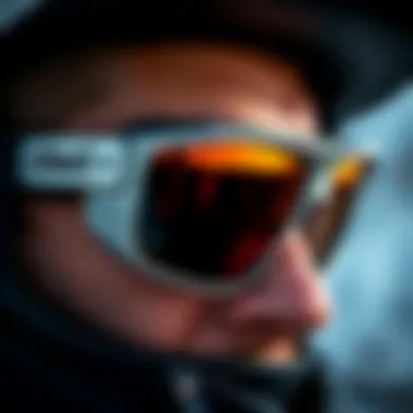 A close-up of innovative clout sunglasses design emphasizing functionality and aesthetics.