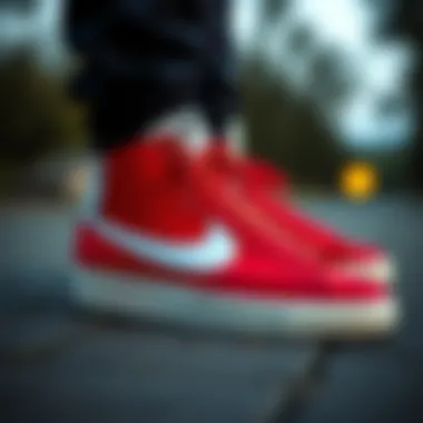 Distinctive Design Features of the Nike Blazer Mid 77 Nike Blazer Mid 77 showcasing unique design elements