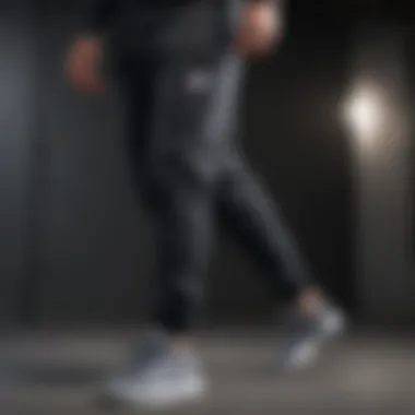 Innovative Fabric and Design of Nike Tapered Jogger Pants Close-up of the fabric and design details of Nike tapered jogger pants