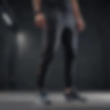 Stylish Athletic Gear Featuring Nike Tapered Jogger Pants Stylish arrangement of Nike tapered jogger pants with complementary athletic gear