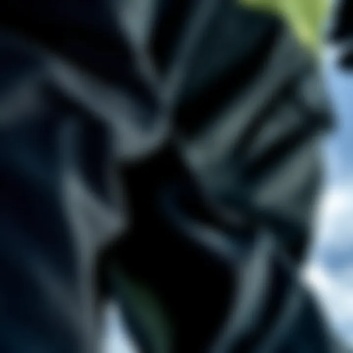 Exploring Material Choices in Snowboard Pants Durable fabric showcasing snowboard pants material