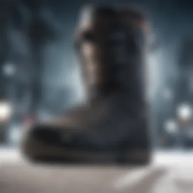 Side view of a snowboard boot highlighting fit and comfort features