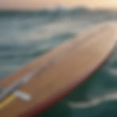 Channel Surfboard Design Features Stylized view of a channel surfboard highlighting its unique contours