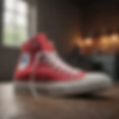 Stylish Display of Converse All Star Junior Sneakers Stylish Converse All Star Junior sneakers on display