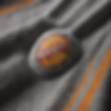 Close-up of high-quality fabric used in Coors T-shirts