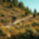 Scenic view of a natural landscape ideal for bike trail