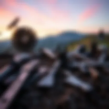 Tools and materials for constructing a bike trail