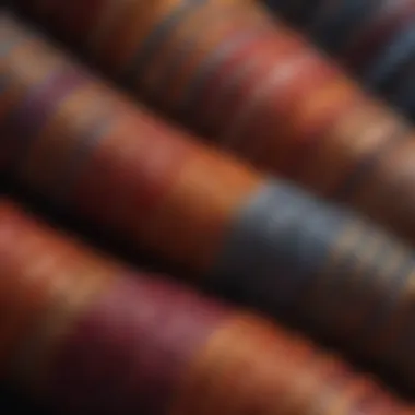 Close-up of intricate fabric textures used in Cross Color clothing