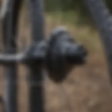 Essential Gear: The Backbone of Cyclocross Performance Close-up of specialized cyclocross bike gear and tires