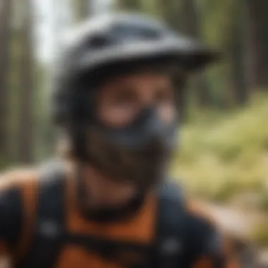 Essential Safety Gear for Downhill Biking Safety gear essentials for downhill biking displayed neatly
