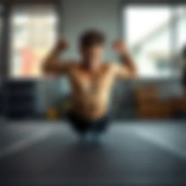 Individual doing a bridge exercise for core