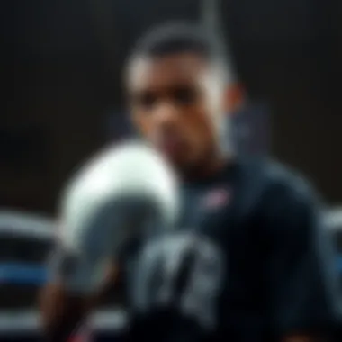 An inspiring young boxer representing the Bronx