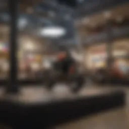 A vibrant retail store inside West County Mall showcasing various job opportunities.