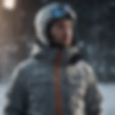 Snowboard jacket designed for extreme weather conditions