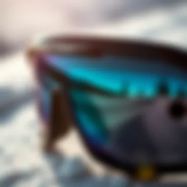 Design Features of Pit Viper Sunglasses Close-up view of Pit Viper sunglasses showcasing their unique design features