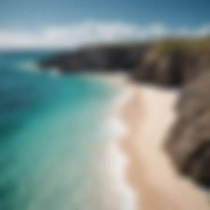 Stunning view of Aruban coastline with crystal clear waters