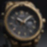 Casio G-Shock Black and Gold watch showcasing its elegant design