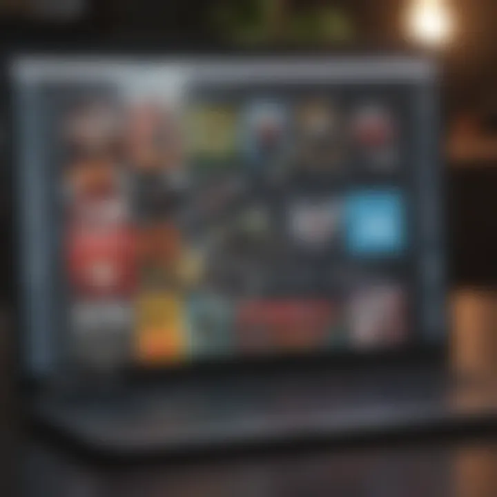 Close-up of a sticker pack being applied to a laptop for personalization