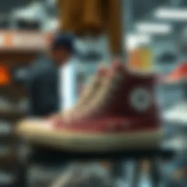 Local Store Display of Chuck 70 High Tops Local store display featuring Chuck 70 High Tops