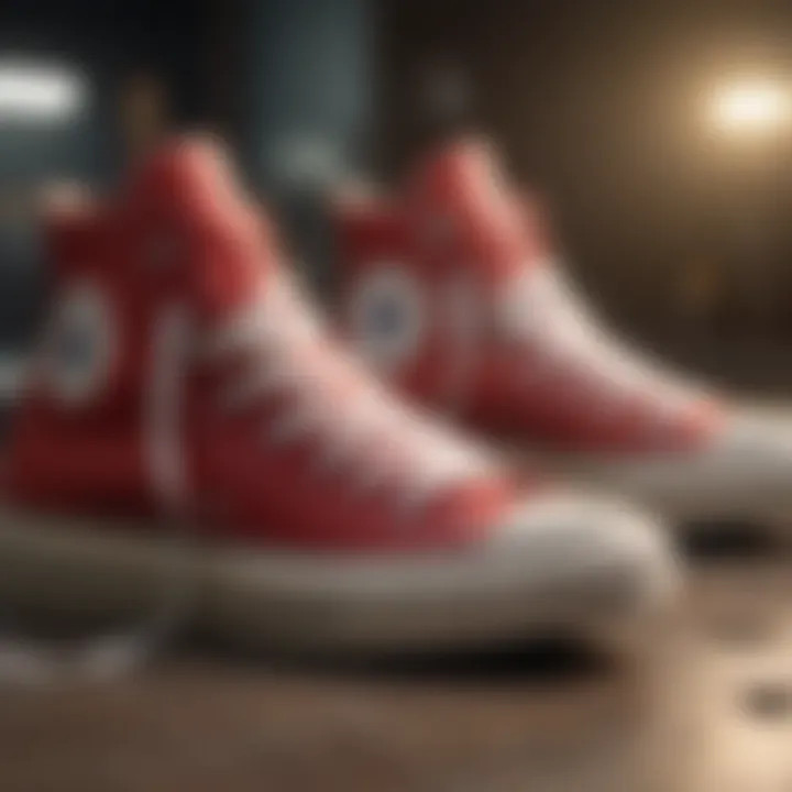 Historical evolution of Chuck Taylor All Star Red sneakers