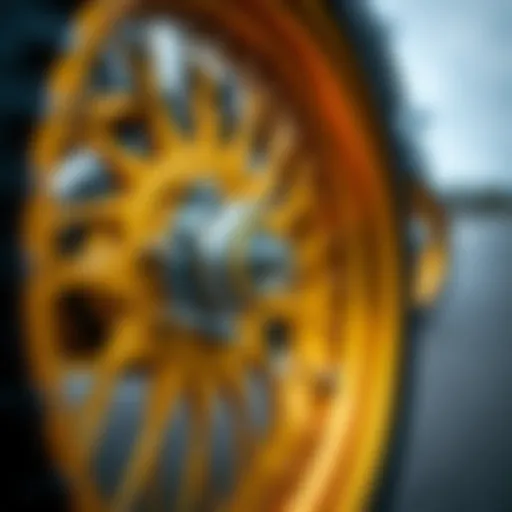 A close-up view of Spitfire wheels showcasing their unique design and quality