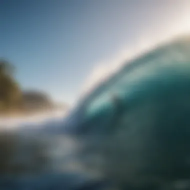 An immersive surfing environment with stunning graphics and dynamic landscapes.