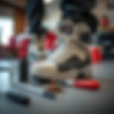 Maintenance tips for Heelys shoes with cleaning tools