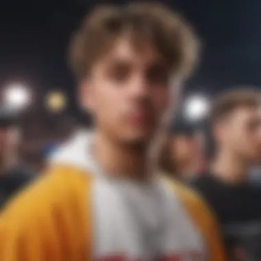 Fans wearing Juice WRLD 99 merchandise at a concert