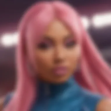 The Pinkprint Album Cover Cover art of The Pinkprint showcasing Nicki Minaj's artistic vision