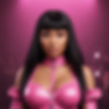Live Performance of Nicki Minaj Nicki Minaj performing live, embodying the energy of The Pinkprint