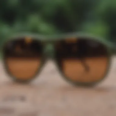 Comparison of Pit Viper and Traditional Eyewear Comparative display of Pit Viper sunglasses alongside traditional eyewear