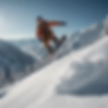 The Thrill of Snowboarding with Plan B Boards A scenic landscape with snowboarders enjoying their rides, emphasizing the thrill of extreme sports.
