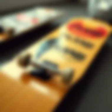 An array of Plan B Skateboards showcasing innovative designs