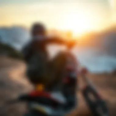 Stylish side bag designed for extreme sports activities